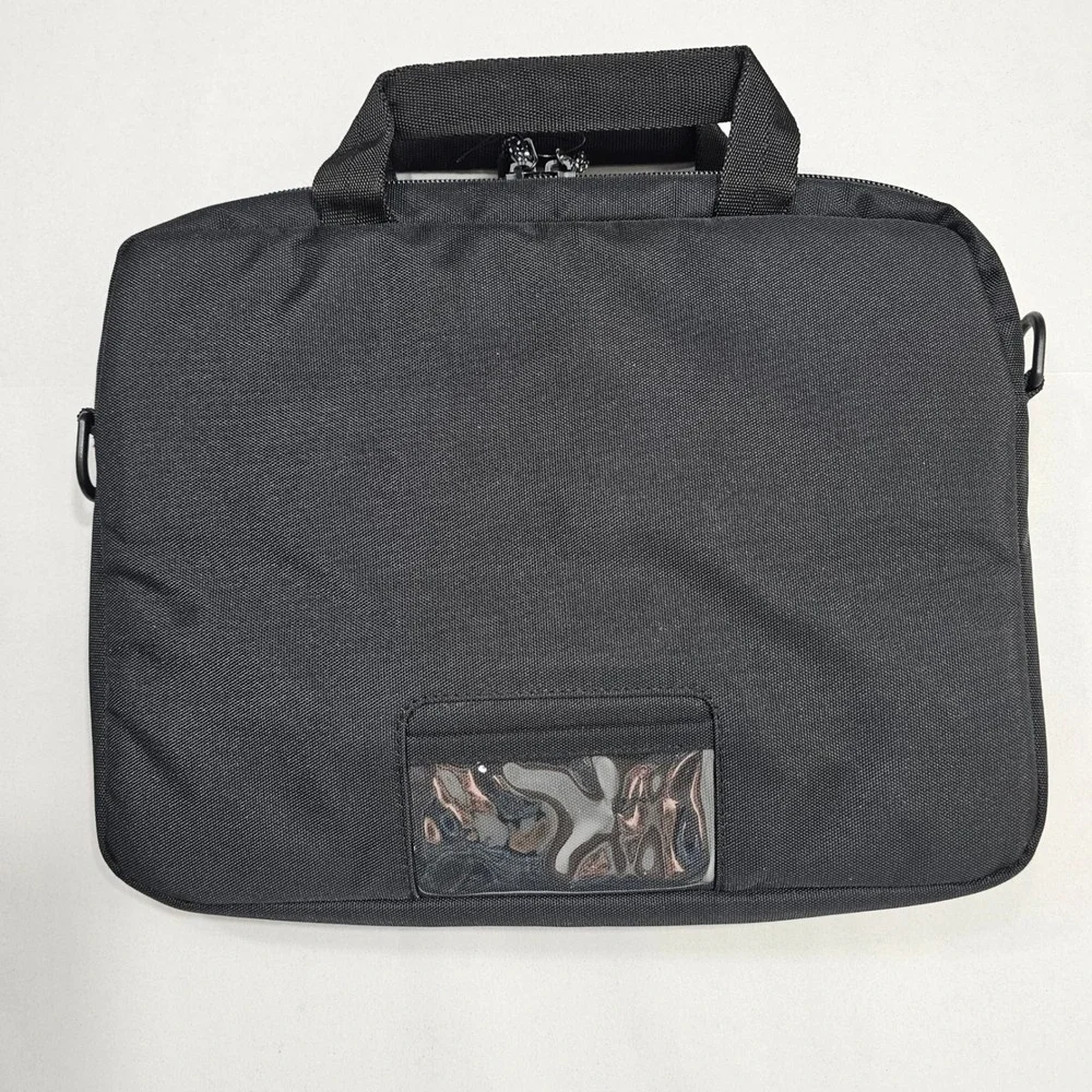 Bump Armor Laptop Bag Black Messenger Case Padded Shoulder Strap